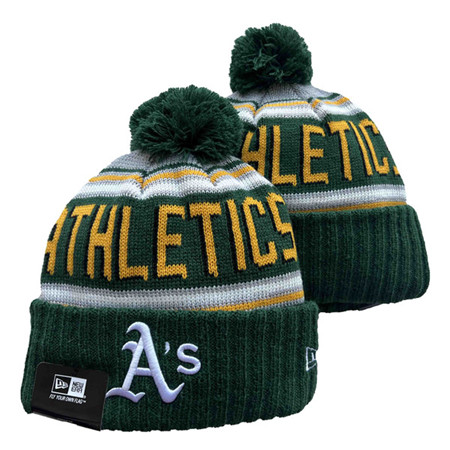 Oakland Athletics Knit Hats 016